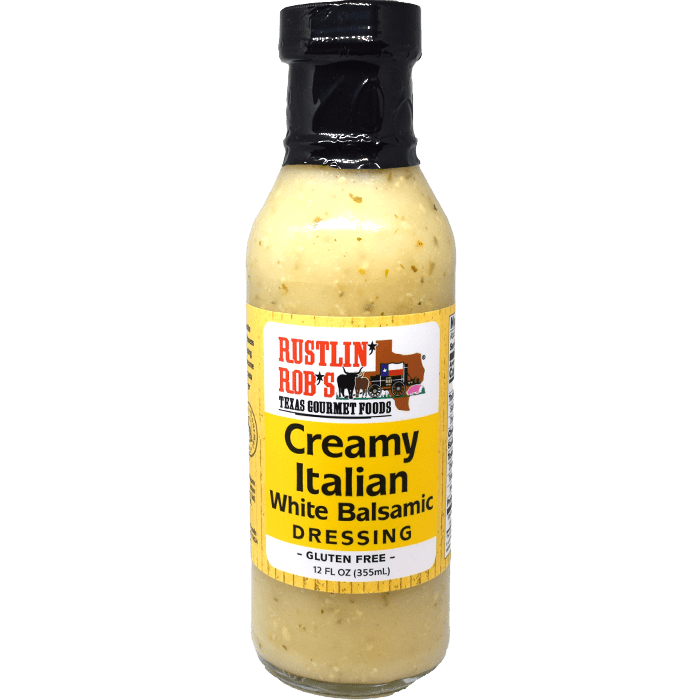 Gourmet White Italian Dressing Rustlin\' Rob\'s Texas Balsamic Foods • Creamy